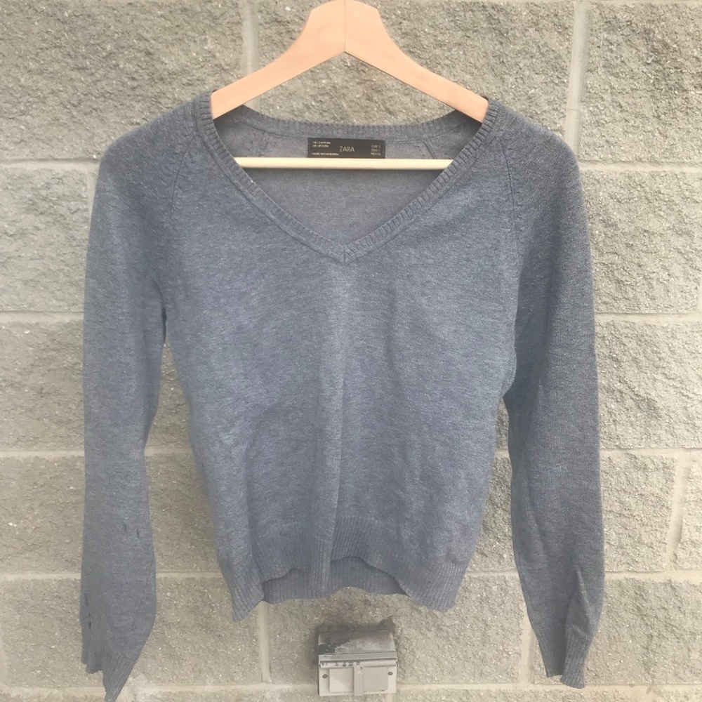 ZARA Grey Sweater - Picture 4 of 7